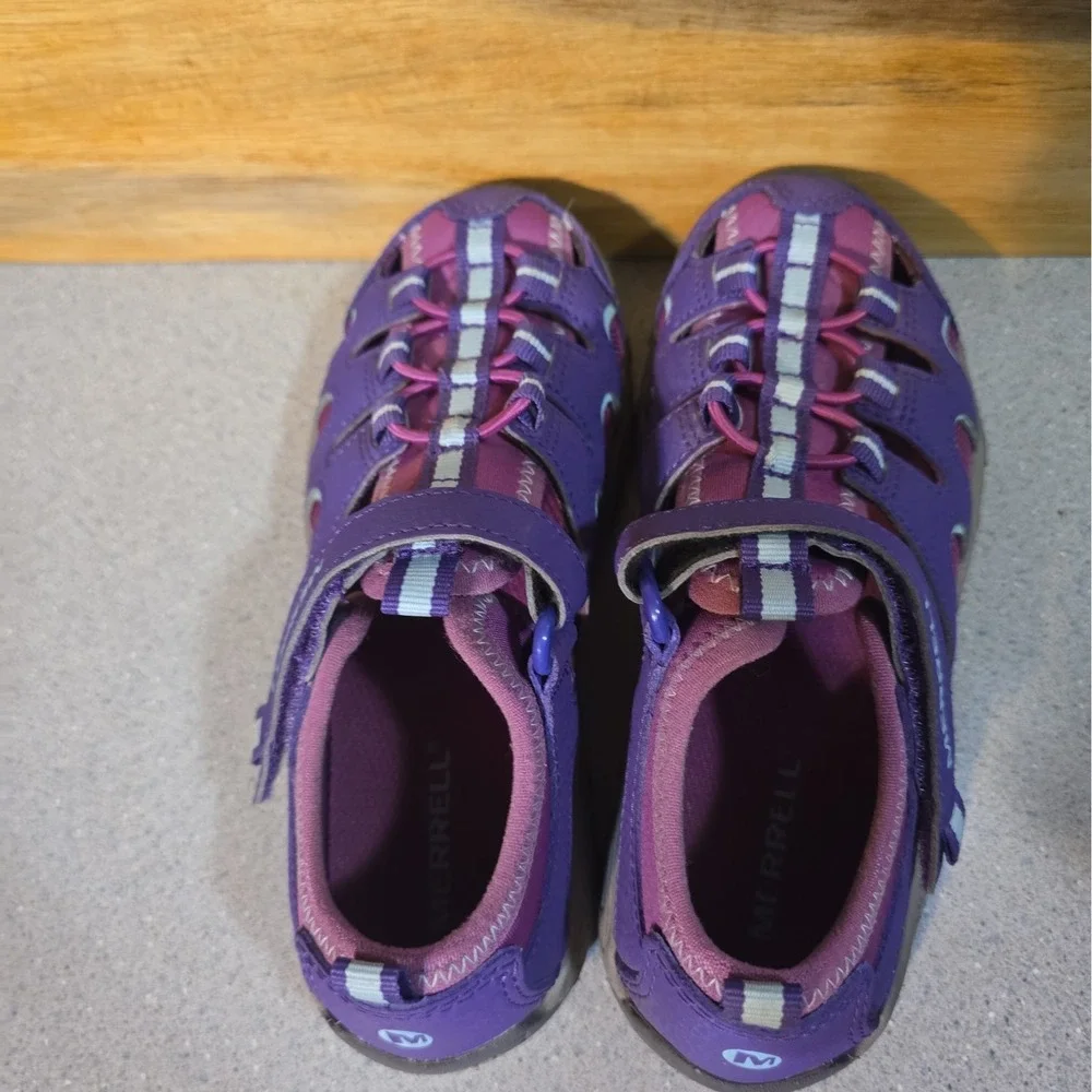 Merrell Hydro Hiker Purple Pink Kids Water Sandals MK163683 Size 1m